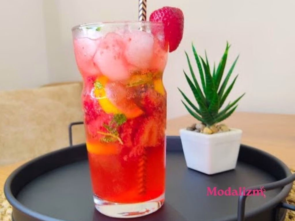 Çilekli Mojito (Alkolsüz)